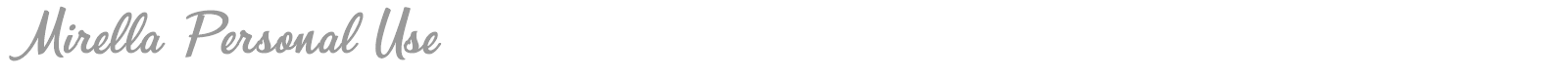 Mirella font preview